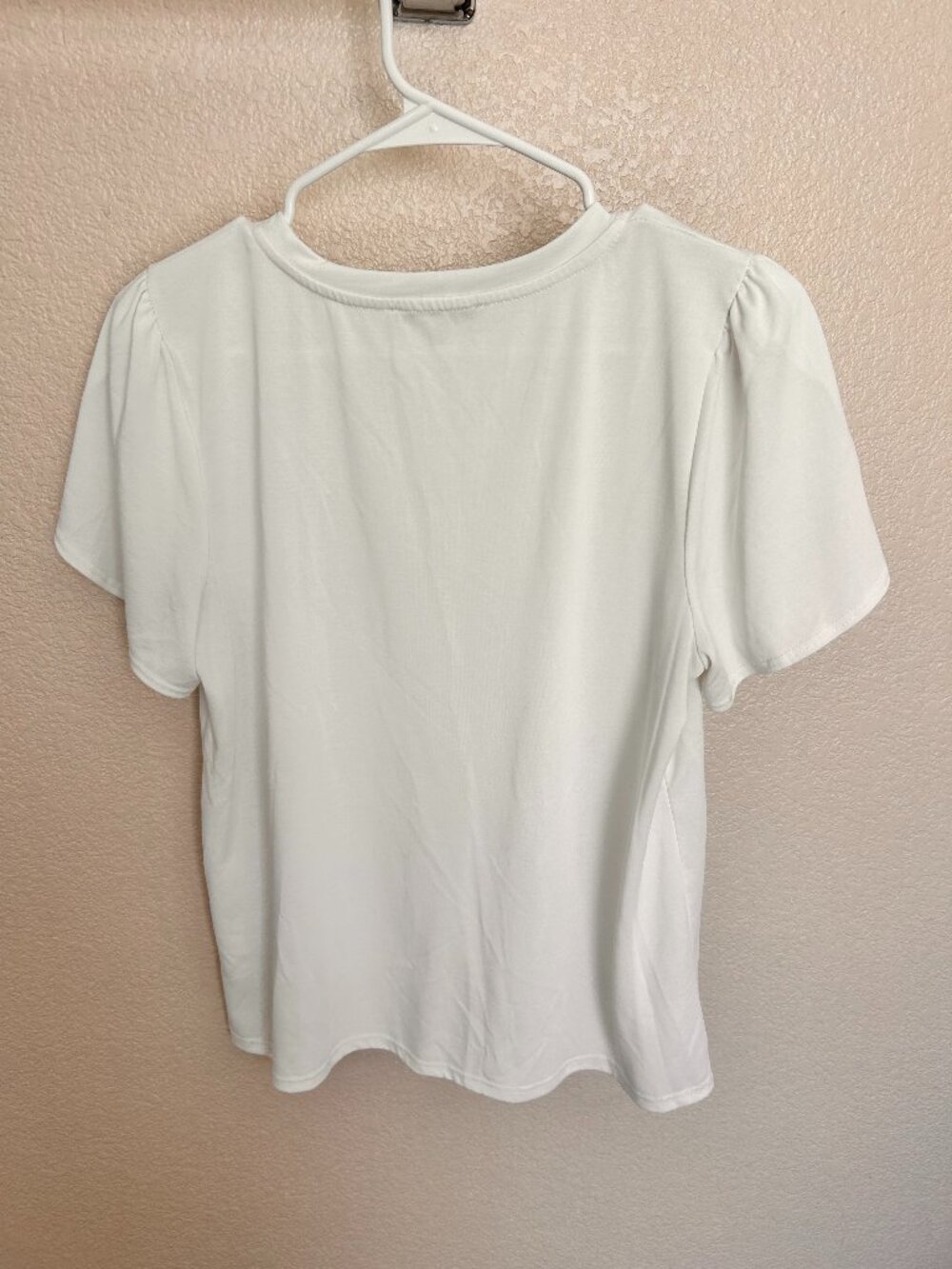 Womens White Blouse Size M by Green Envelope